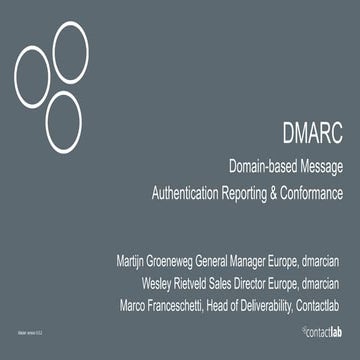 Protect your domain with DMARC