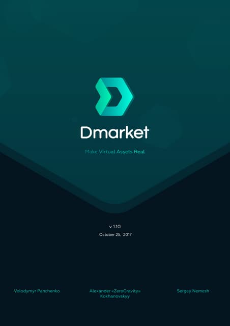 DMarket Whitepaper