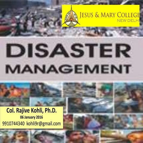 Disaster Management 