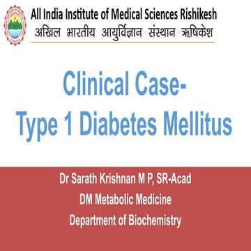 Clinical case presentation-Diabetic Ketoacidosis | PPTX