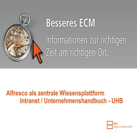 ECM-Webinar: Alfresco als zentrale Wissensplattform