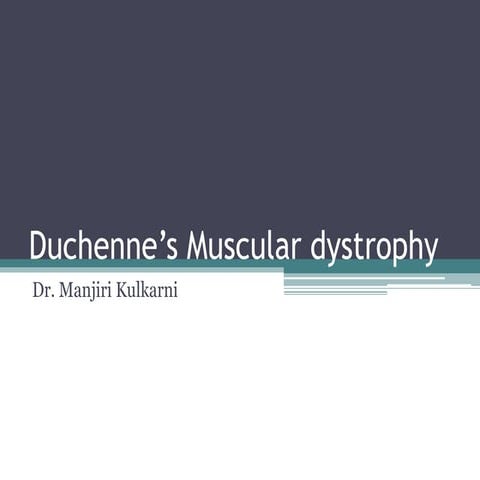 Muscular dystrophy | PPTX