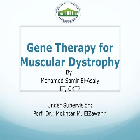 Gene therapy for muscular dystrophy