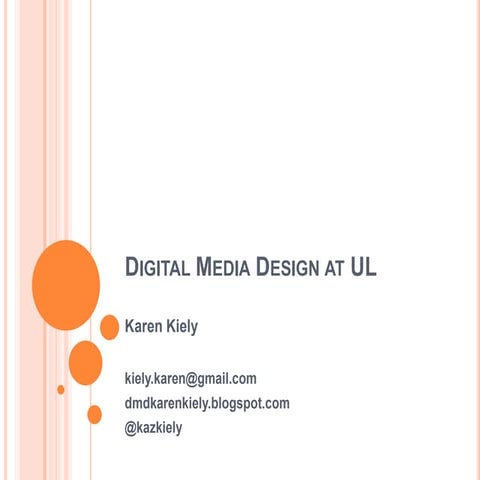Digital Media Design at UL