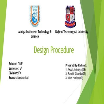 Design Procedure