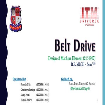 belt drive ALA DME