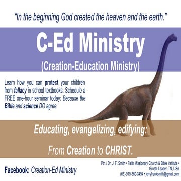 Creation-Ed Part 2