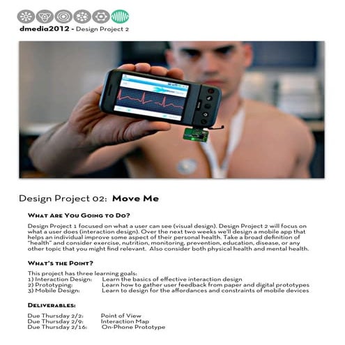 dmedia Design Project 2 Interaction Design Brief