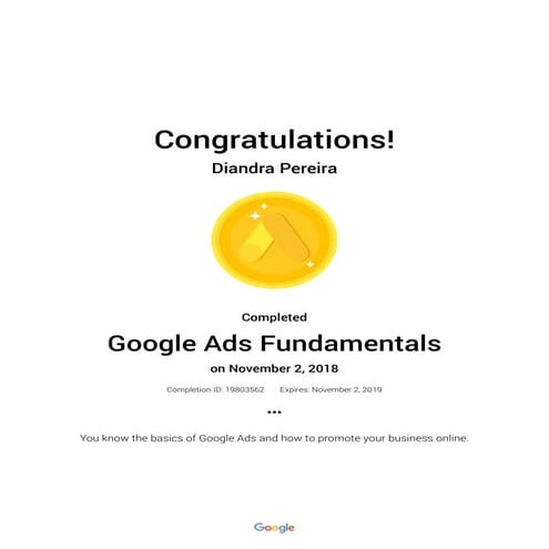 Google Certification for Digital Marketing | PDF