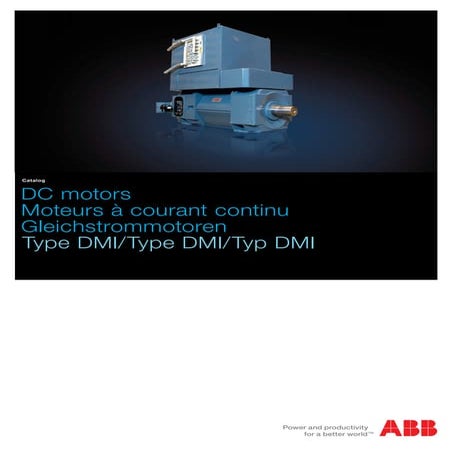 Двигатели серии Dmi  ABB