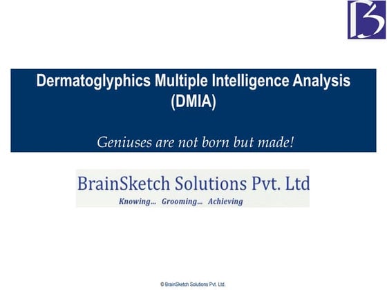 dermatoglyphics multiple intelligence test | PDF