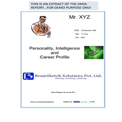 Dermatoglyphics MI Analysis Report_Demo