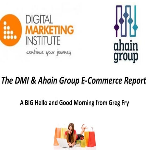 ECommerce Ahain Group Report Presentation 2013