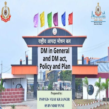 DM in General and DM act, policy and plan.pptx