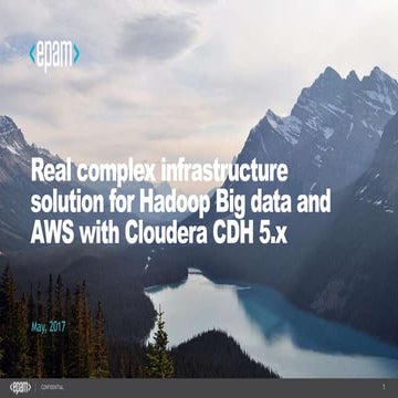 ITsubbotnik Spring 2017: Dmitriy Yatsyuk "Готовое комплексное инфраструктурно...