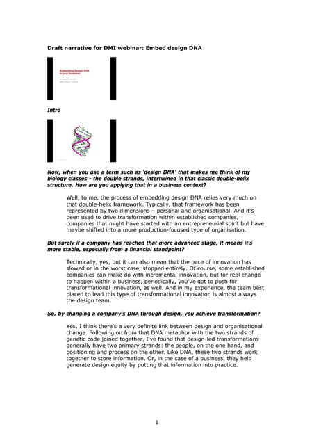 DMI Webinar Embedding Design Dna V7