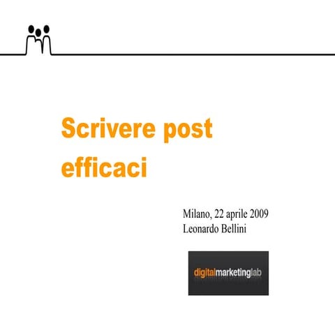 Scrivere Post Efficaci