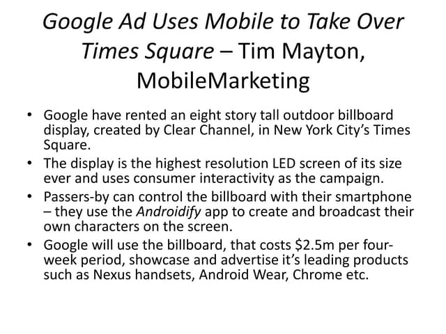DMMP mobile marketing