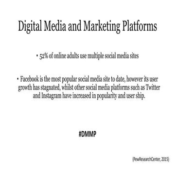 digital media and marketing platforms