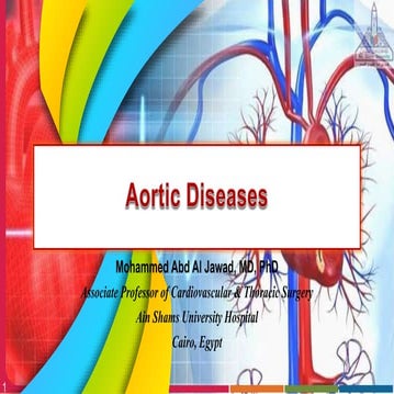 Aortic Diseases Ain Shams Post graduate CTS Course