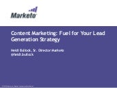 Content Marketing: Fuel for Your Le...