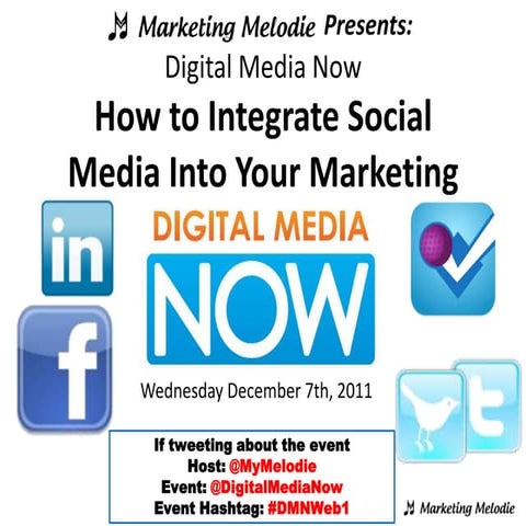 Digital Media Now- Integrating Social Media
