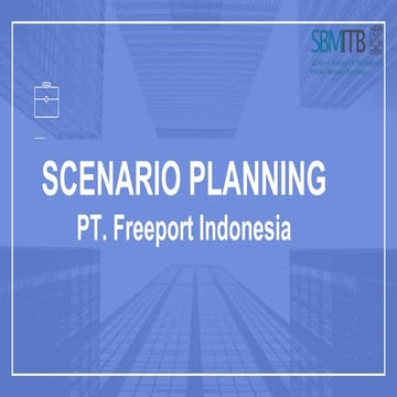 Scenario planning   syndicate 3 - SBM ITB