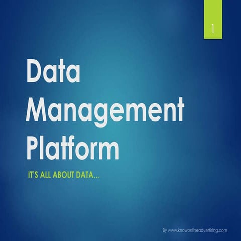 DMP Data Management Platform