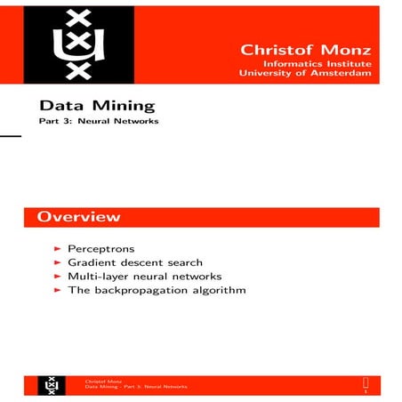 Dm part03 neural-networks-handout