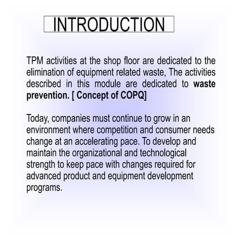ONE POINT LESSONS-part1 .ppt, OPL TPM JH | PPT