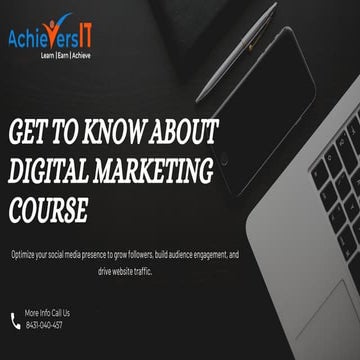  Get to know about Digital Marketing Course 
