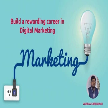 Rewarding career in digital marketing