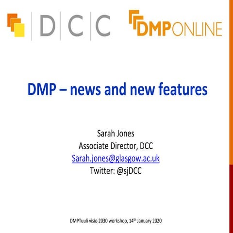 DMPTuuli - what's new?