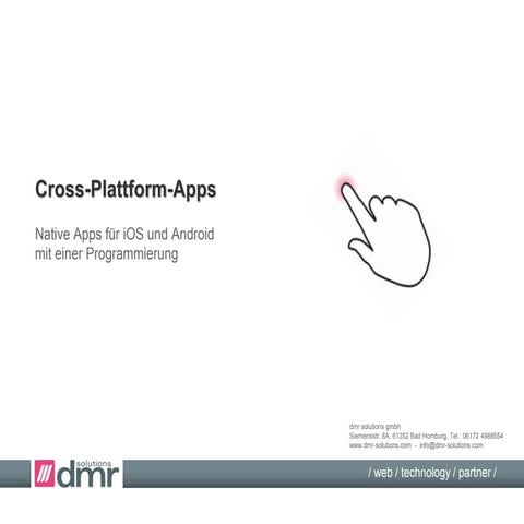 Erstellung von mobilen cross-platform-Apps