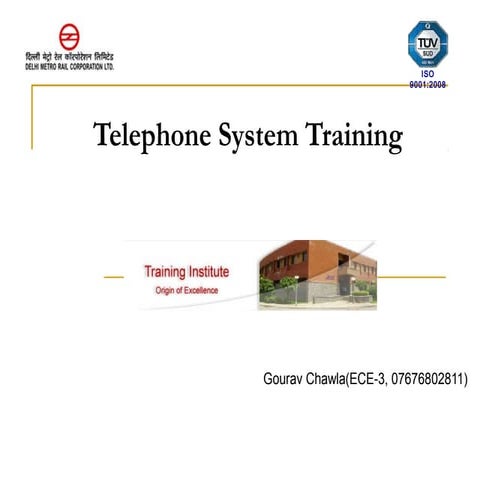 DMRC Telecom EPABX System