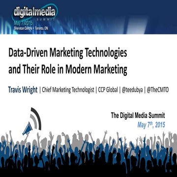 Data-Driven Marketing and Marketing Technologies in Modern Marketing - Travis...