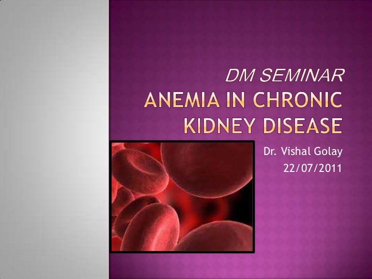 Anemia in Chronic Kidney DIsease