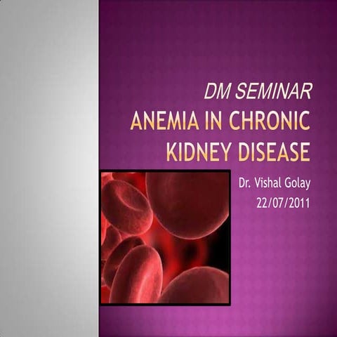 Anemia in Chronic Kidney DIsease