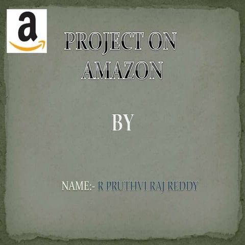 Project on amazon presentation