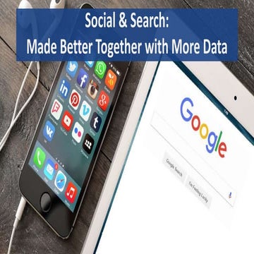 Search and Social: 3 Tricks to Make Your Advertising Work Better Together by ...