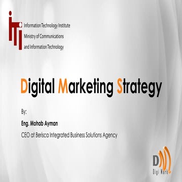 Digital Marketing Strategic Planning Workshop