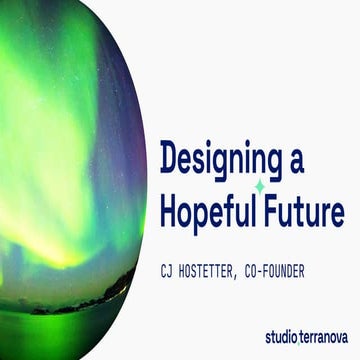 Design Matters Tokyo 25: Designing a Hopeful Future | PDF