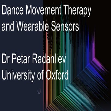 Dance Movement Therapy and Wearable Sensors