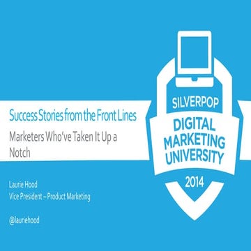 #dmu14 ¿Quién está en la cresta de la ola?