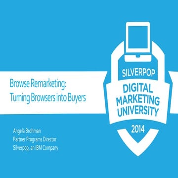 #dmu14 Remarketing: Cómo optimizar tus tasas de conversión