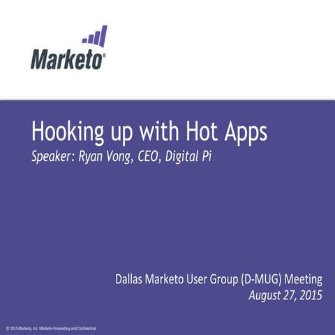 Dallas Marketo User Group - August 2015 - DMUG