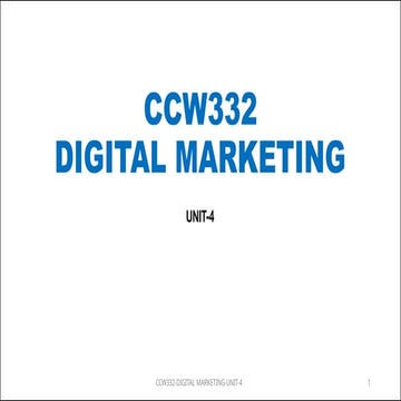 DM UNIT 4 (1).pptx marketing topics cove