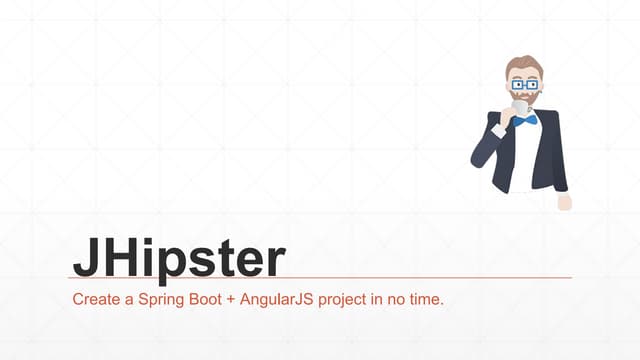 SE2016 Java Dmytro Panin "JHipster: Create a Spring Boot + AngularJS project ...