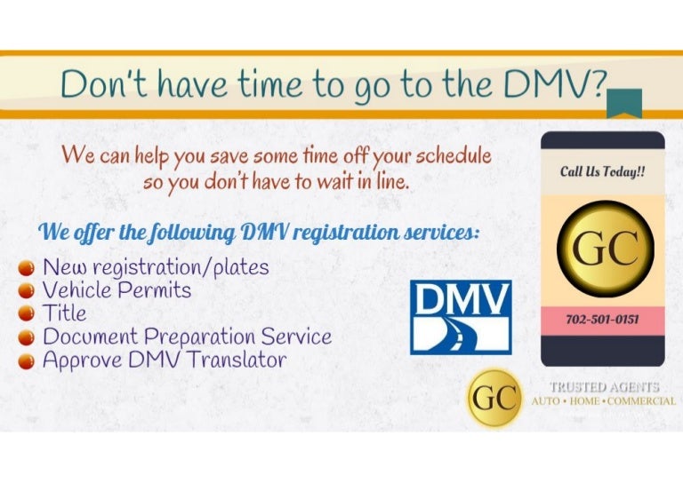 DMV Registration Services Las Vegas