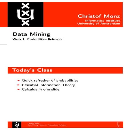 Dm week01 prob-refresher.handout